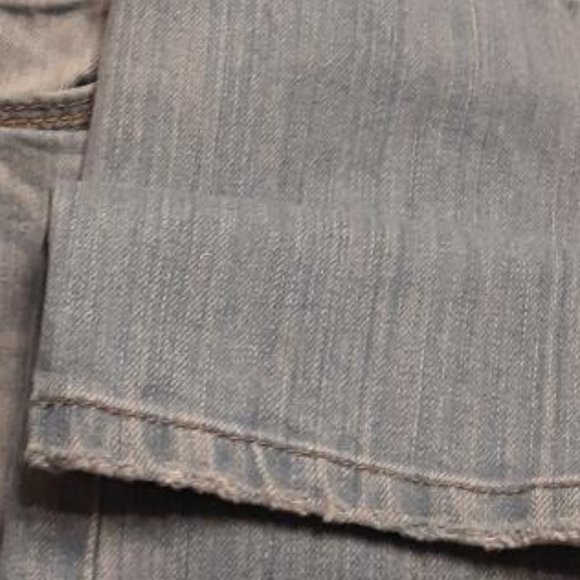 Loft Light Indigo Wash Modern Slim Jeans Size 4P - Picture 7 of 13